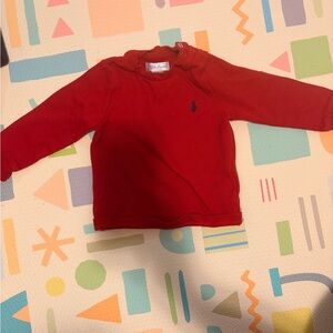 Ralph Lauren Kids Red Long Sleeve Tee